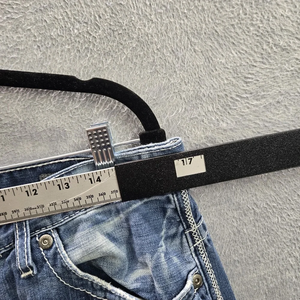 BKE Men Jeans 33R Blue Denim Carter Straight 31